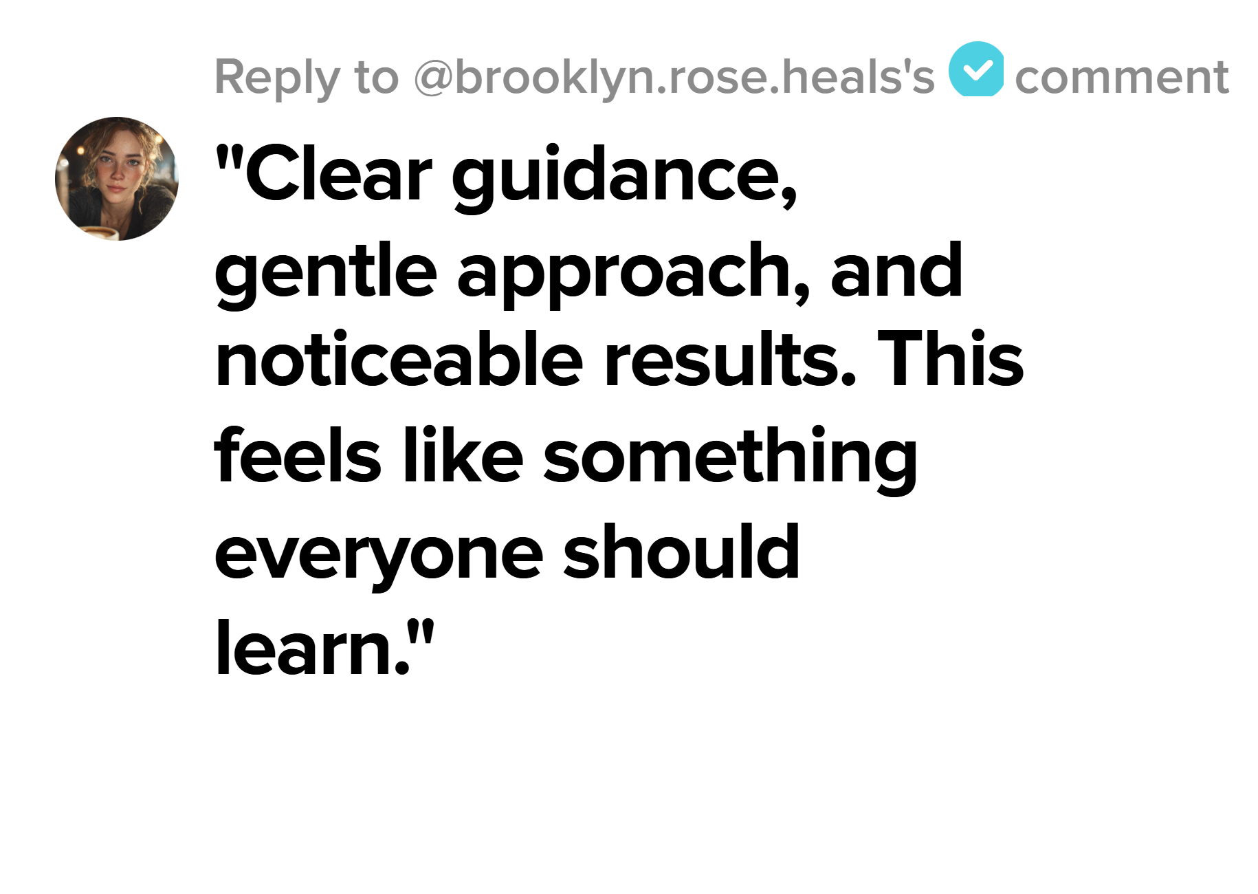Student feedback screenshot 9